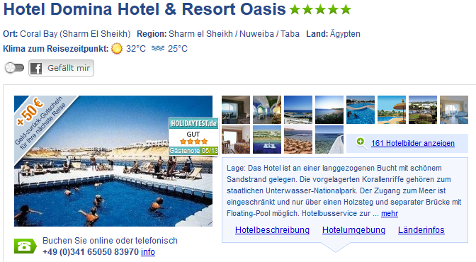 Hotel Domina Hotel & Resort Oasis