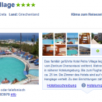 7 Tage Kreta im 4 Sterne Hotel Petra Village für nur 148€