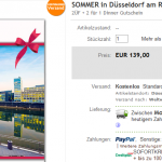3 Tage Düsseldorf zu zweit im 4 Sterne Renaissance Marriott Hotel  mit Frühstück für 139€