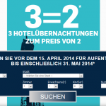 3 Hotelübernachtungen zum Preis von 2 bei der Accorhotels-Kette