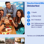 1 Nacht Oktoberfest in München im 4 Sterne Hotel inkl. Frühstück, Zeltreservierung ab 99€