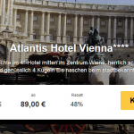 3 Tage Wien im 4 Sterne Atlantis Vienna Hotel mit Frühstück für 89€