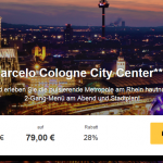 2 Tage im 4 Sterne Hotel Barcelo Cologne City Center mit Frühstück und 2-Gang-Menü für 79€