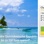 1 Woche dominikanische Republik im 5 Sterne ClubHotel RIU Merengue mit All Inclusive, Zug-zum-Flug für 710€