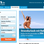 60€ Rabatt auf Pauschalreisen bei ebookers