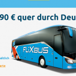 FlixBus Gutschein für nur 14,90€ – quer durch Deutschland reisen