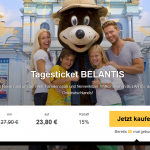 Eintrittskarte für den Freizeitpark BELANTIS in Leipzig für nur 23,80€