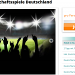 Fußball-Freundschaftsspiele der deutschen Nationalmannschaft mit Hotelübernachtung für 119€