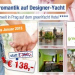 3 Tage Prag zu zweit auf dem greenYacht Hotel mit Frühstück für 138€