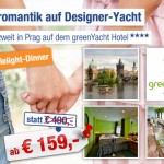 3 Tage Prag zu zweit im 4 Sterne greenYacht Hotel für 159€