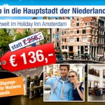 3 Tage für zwei Personen im Holiday Inn Amsterdam für 136 €