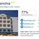 1 Woche Tunesien im 2,5 Sterne Hotel El Menchia mit Halbpension für 192€