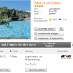 7 Tage Teneriffa in den Sommerferien im 4 Sterne Hotel Playa de Los Roques für 403€