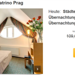 3 Tage Städtetrip Prag im 4 Sterne Hotel Theatrino inkl. Frühstück für 49€