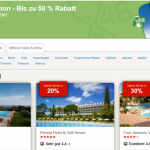 Hotels.com weltweite 72-Stunden Aktion mit bis zu 50% Rabatt