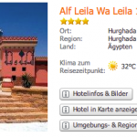 1 Woche Ägypten im 4 Sterne Hotel Alf Leila Wa Leila 1001 Nacht mit All Inklusive für 384€