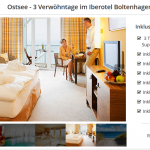 3 Tage Ostsee im 4 Sterne Iberotel Boltenhagen mit Frühstück, Wellness und 3-Gänge Menü ab 99€