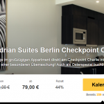  3 Tage Berlin in den Mondrian Suites mit Frühstück und WLAN für nur 79€