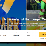 Eintrittskarte für den Movie Park Deutschland mit Hamburger Menü für 26,95€