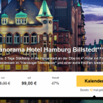 3 Tage im 4 Sterne Panorama Hotel Hamburg Billstedt mit Hafenrundfahrt für 99 Euro 