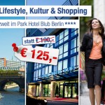 3 Tage Berlin Doppelzimmer im 4 Sterne Park Hotel Blub für nur 125€ 