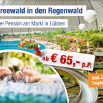 Tropical Islands Eintritt mit Übernachtung im 4 Sterne Hotel inkl. Frühstück für 65€