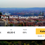 3 Tage Prag im 4 Sterne Pure White Design Hotel mit Frühstück für 49€