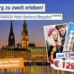 3 Tage Hamburg zu zweit im 4 Sterne Ramada Hotel mit Frühstück für nur 114€ 