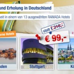 Ramada Hotelgutschein – 2 Übernachtungen zu zweit mit Frühstück für 99€