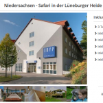 3 Tage Lüneburger Heide im 3 Sterne TRYP Hotel Celle mit Eintritt in den Serengeti-Park für 119€