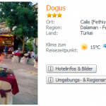 8 Tage Türkei im 3 Sterne Hotel Dogus mit Frühstück für 142€