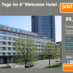  3 Tage zu zweit im 4 Sterne Welcome Hotel in Essen für nur 99,99€